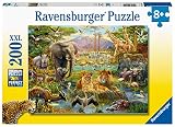 Ravensburger Animals of The Savanna 200 Piece Jigsaw Puzzle with Extra Large Pieces For Kids Age 8 Years and Up