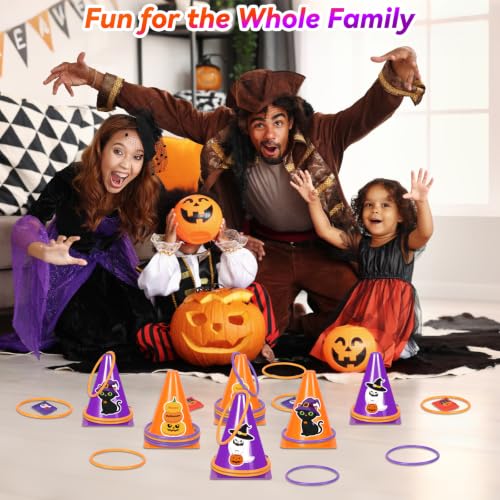 Image of Fennoral 4 in 1 Hallowen Carnival Outdoor Games Set for Kids Adults