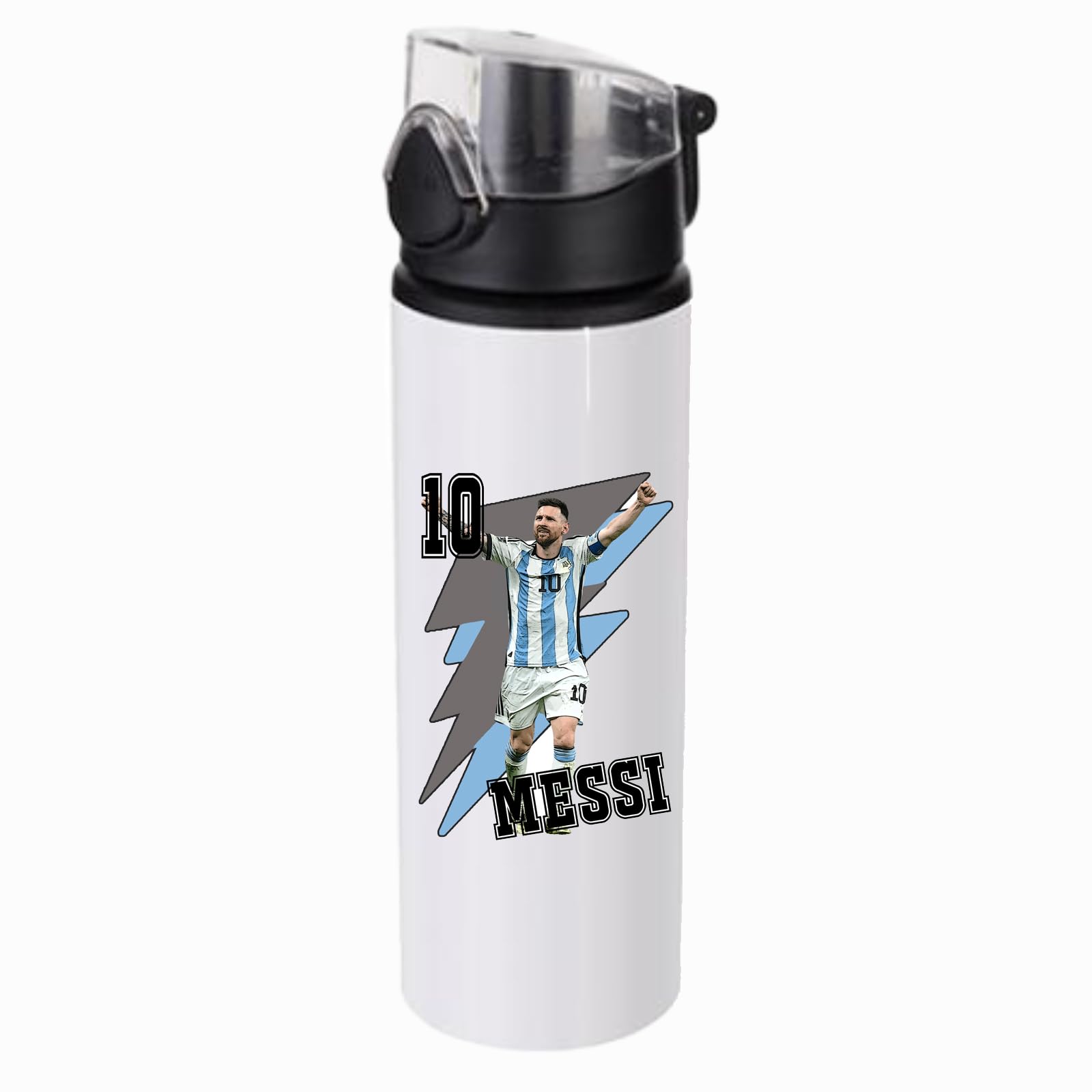Personalised Aluminium Water Bottle of Lione1 Me55i Argentina 750ml