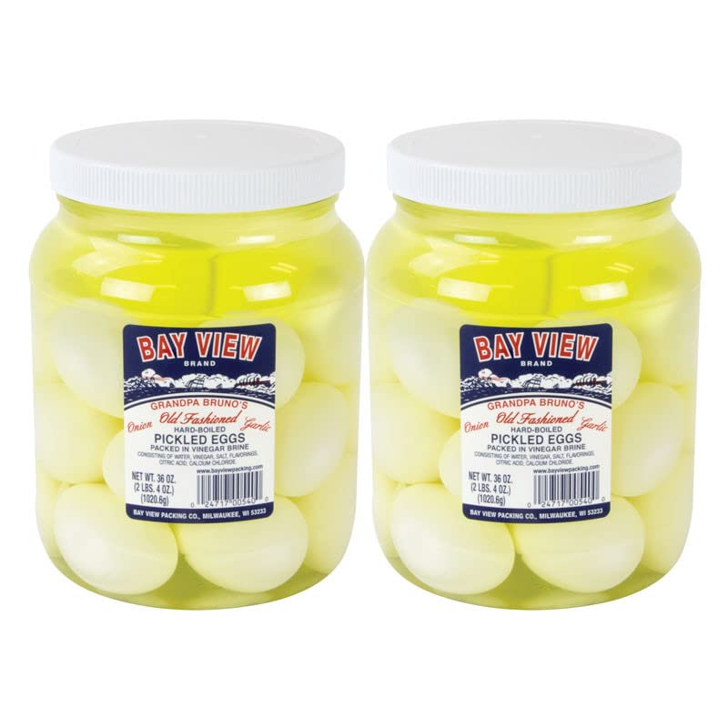 Bay View Packing Company Garlic and Onion Pickled Eggs - 2 Jars