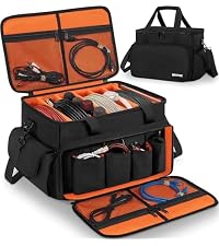Amazon.com: IBVIVIC DJ Cable File Bag with 6 Detachable Dividers