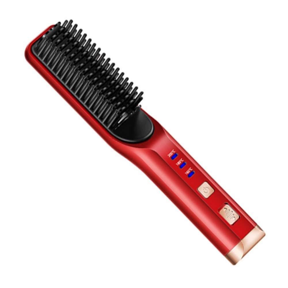 Brosse à friser USB portable pour retouches capillaires en voyage