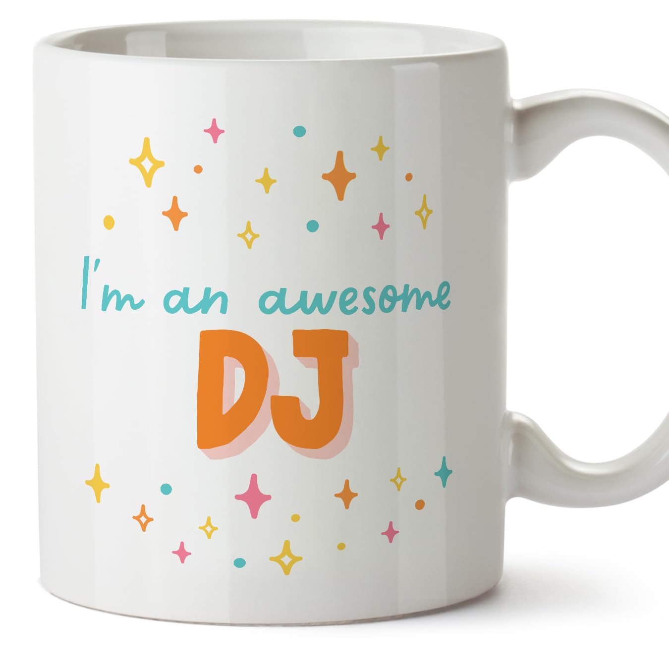 MUGFFINS DJ Woman Mug - in English - I'm Awesome! - Funny Gift for Colleagues - Ceramic 11oz Mug