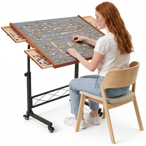 JoyBerri Jigsaw Puzzle Table with Drawers