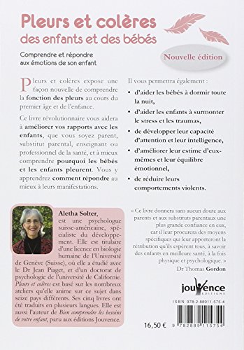 Pleurs et colères des enfants et des bébés