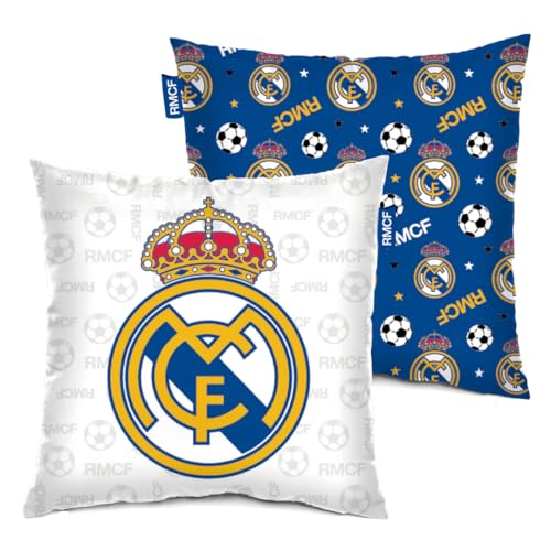 ARDITEX, Goodies Real Madrid, Coussin Decoratif Real Madrid Enfant et Adulte, Parfait comme Cadeau...