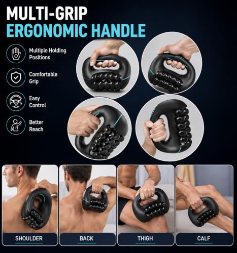 Image of HIMARTFinger Strengthener & Hand Grip Exerciser Hand Workout Equipment for Men & Women, Finger Exerciser & Stress Relief Therapy Balls Ideal Home, Office, Gym Use (s roller)