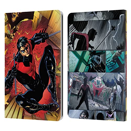 Carcasa Kindle Paperwhite Batman tipo libro de cuero anticaídas con escudo DC Comics