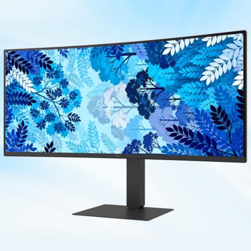 Image of LG 34 Inch UltraWide Curved Monitor, WQHD(3440 x 1440), VA Display, 120Hz, 5ms, HDR10, 99% s RGB, Reader Mode, DisplayPort & HDMI, Built-in Speaker, Tilt /Height /Swivel Adjustment, Black