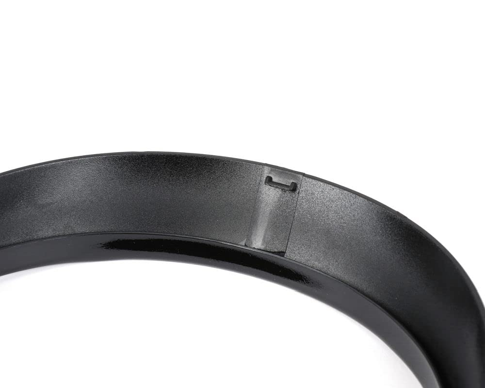 MOTO NOSTRA Scheinwerferzierring schwarz glänzend komaptibel für Vespa GTS Notte, GTV i.e. Sei Giorni 300, GTS i.e. Super300 HPE, GTS HPE 300 E5