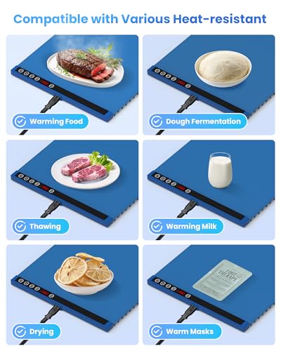 Chauffe-aliments rapide 10 secondes LAMA en silicone pliable à 6 températures - 8