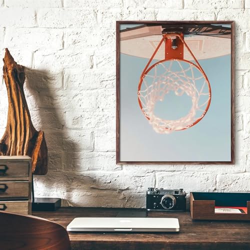 Affiche de basketteur triptyque 60x80 cm pour décoration de chambre ado