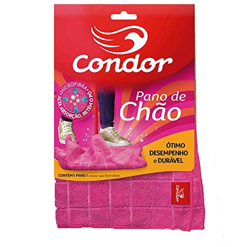 Pano para Chão de Microfibra, Condor, Transparente