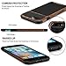 TENDLIN Compatible with iPhone 7 Plus/iPhone 8 Plus Case Wood Grain with Carbon Fiber Texture Design Leather Hybrid Slim Case Compatible with iPhone 7 Plus and iPhone 8 Plus (Carbon & Leather) Black