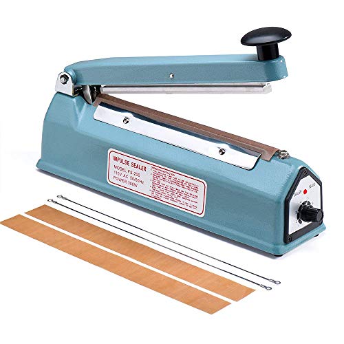Metronic 8 inch Impulse Bag Sealer Poly Bag Sealing Machine Heat Seal Closer