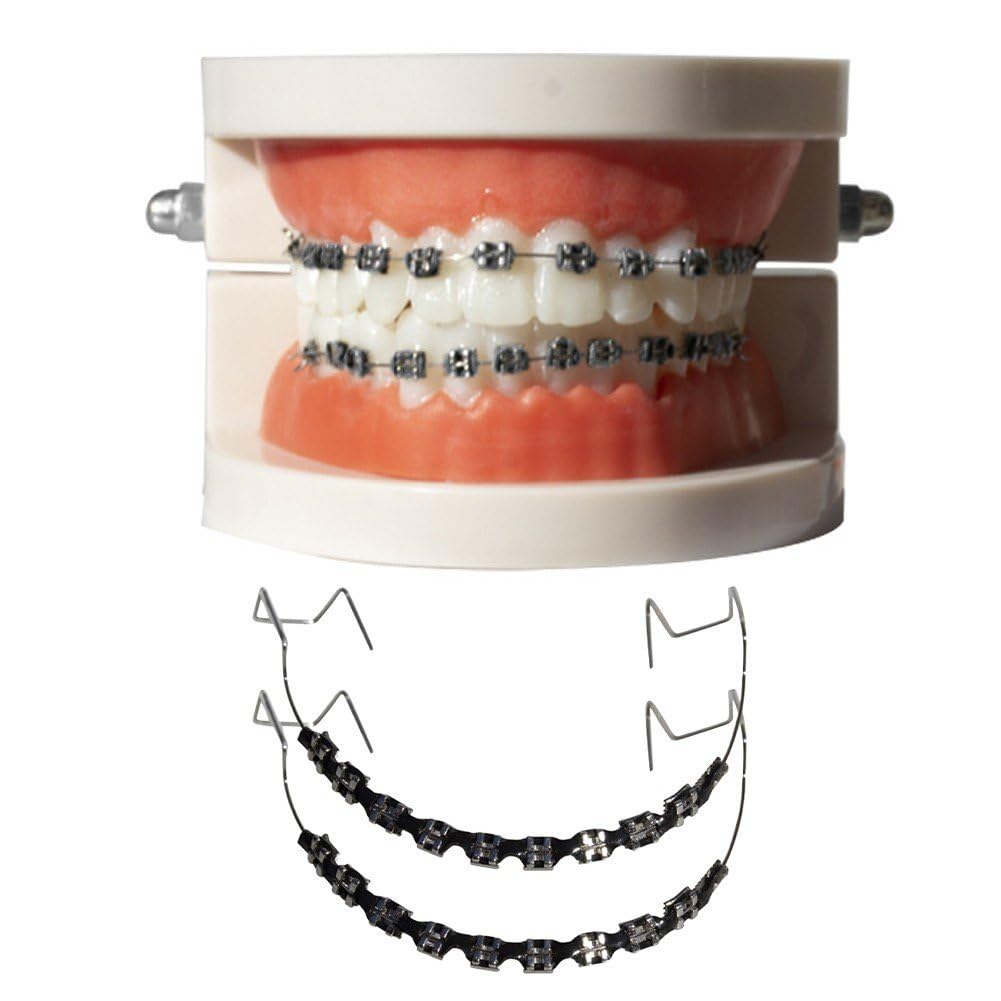 Soporte Gancho Metal Decoración Temporal Dientes Ortodoncia Alambres Ligaduras