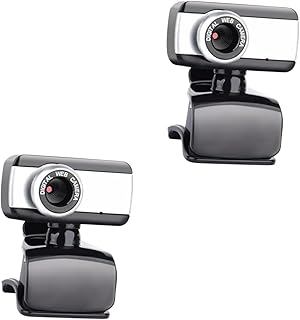 STOBOK Camera for Computer Camera for Computer 2pcs Computer Camera USB Camera Web Camera with Microphone Camera for Computer Webcam Camera 480p Monitor Black With Microphone