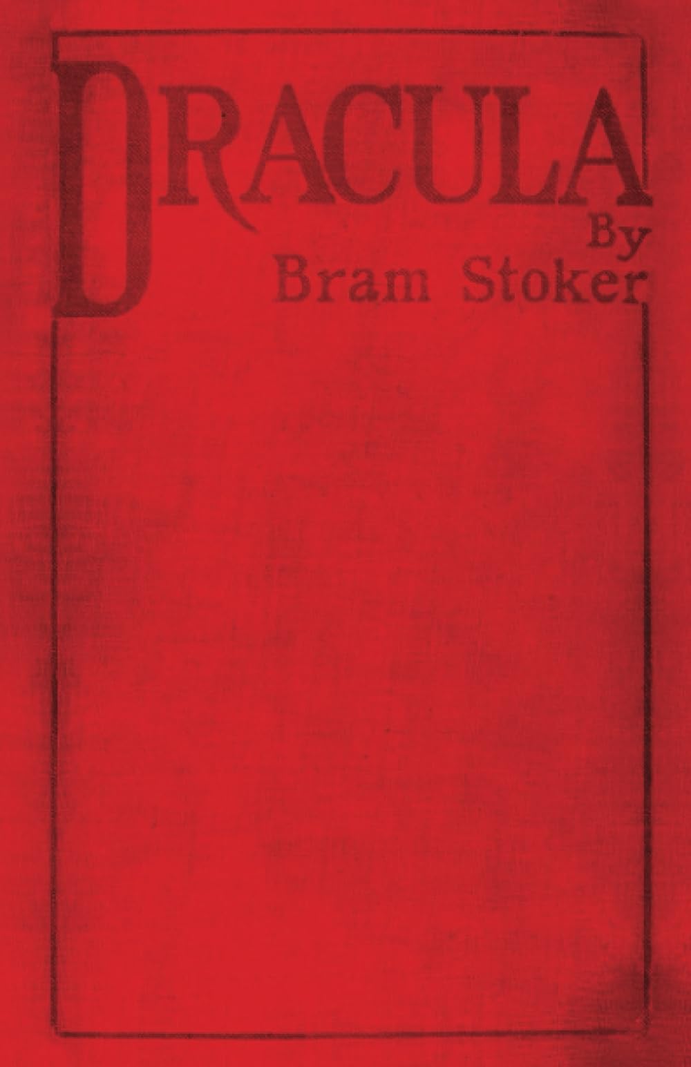 Dracula. First Edition 1897 Red Cover