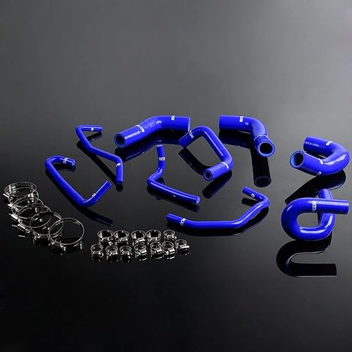 G-PLUS Manguera de refrigerante de radiador de silicona compatible con Mazda Miata MX5 1.8L azul 1994-1997