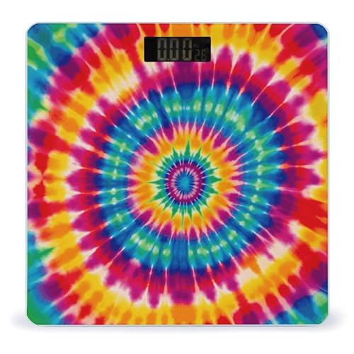 Báscula de Baño Digital con Diseño Tie Dye 400lb miniatura 1