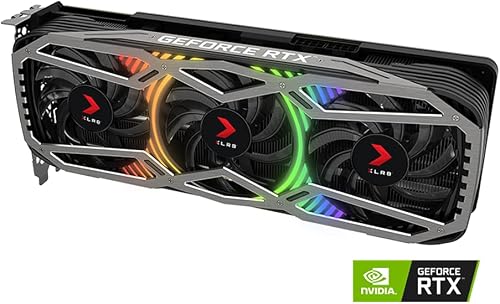 PNY GeForce RTX™ 3090 24GB XLR8 Gaming REVEL EPIC-X RGB™ Triple Fan Graphics Card - 5
