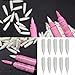 10Pcs Liquid Acrylic Marker Replacement Tip Soft Nylon Bristles Brush Tip 1mm-4mm Line Wide for Art Drawing Coloring