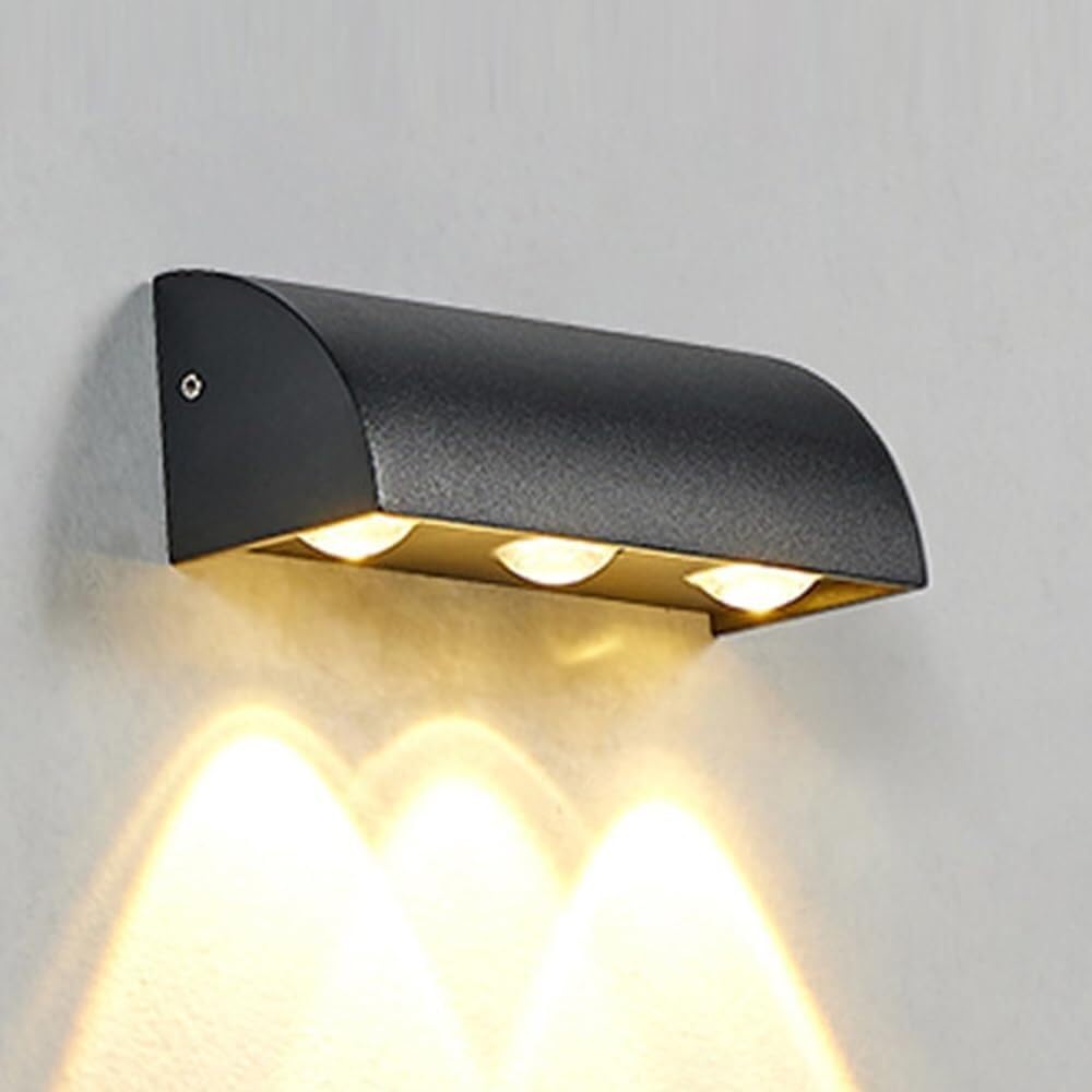 Nowoczesne kinkiety ścienne 3W Wodoodporne aluminiowe reflektory LED do wnętrz i na zewnątrz, idealne do sypialni, salonu, łazienki, schodów, korytarza ganku
