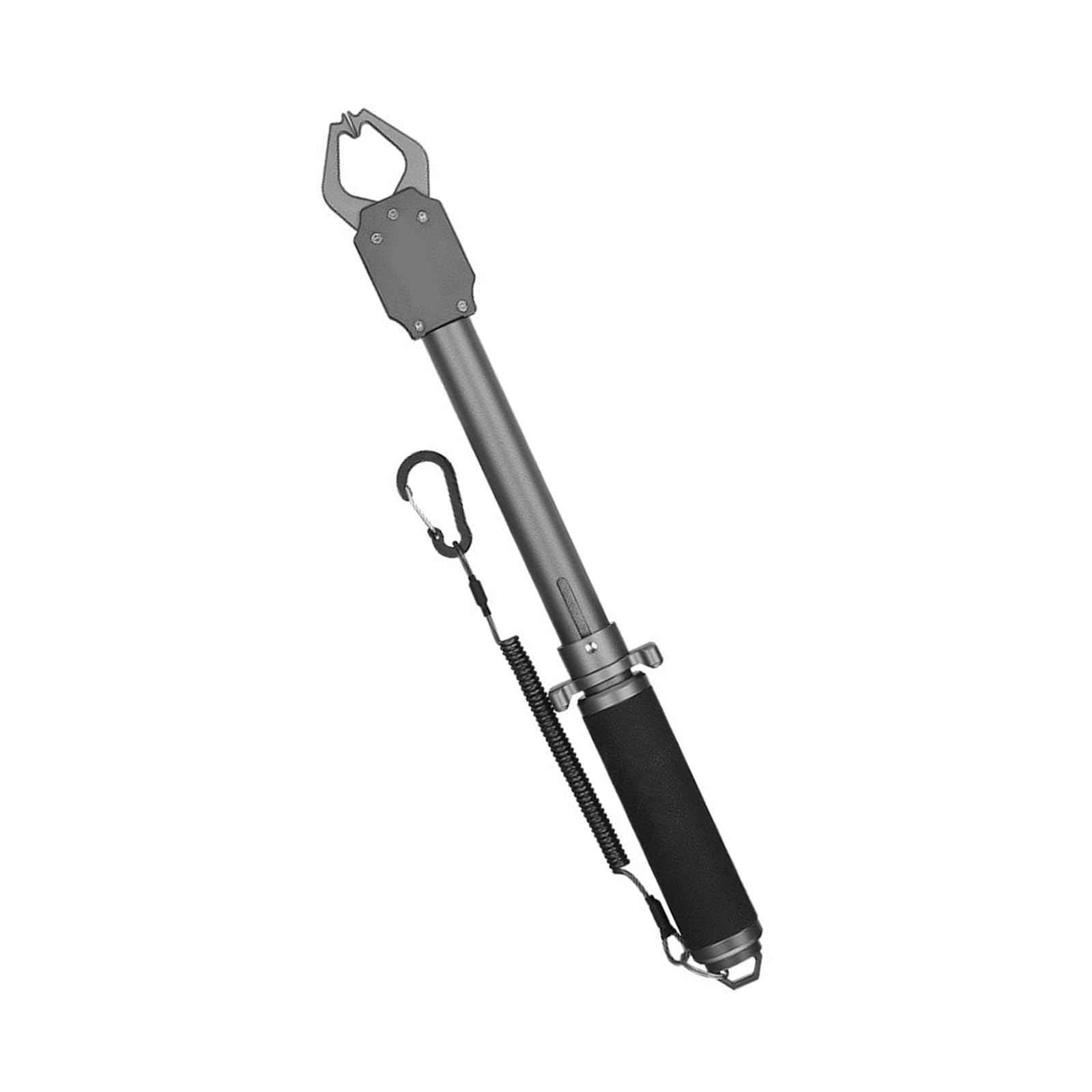 Zangen Lippengriff Fisch Controller, Aluminiumlegierungen, Fisch Lippengreifer Körperklemmen mit rutschfestem und Lanyard Angelklemme