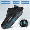 Qiucdzi Non Slip Work Shoes for Men Food Service Oil Water Resistant Sneakers Lightweight Chef Comfortable Walking Shoes for Restaurant Breathable Work & Safety Footwear