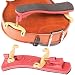 Kun Collapsible Mini Red Shoulder Rest for 1/16 - 1/4 Violin