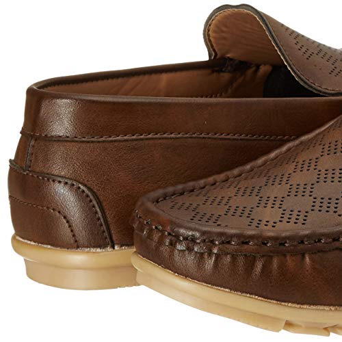Image of Centrino Slip-On Loafers for Men | Loafers for Man Stylish | Casual Shoes with Cushioned Insole | Lightweight Comfortable Moccasins | Hand-Stitched Walking Footwear | Mens Shoes for Daily Office Wear (7106)