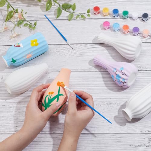 Peindre votre propre poterie facilement avec le kit céramique vase WEBEEDY - 5