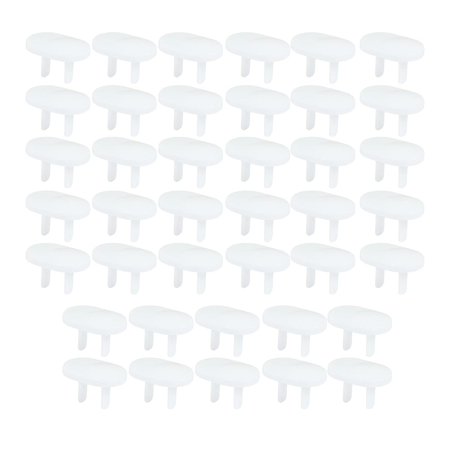 40Pcs White Plug Cover, Socket Plug Cover, Socket Plug, Socket Plug Cover, Socket Plug, for Baby Protection Electrical Protector Advanced Power Socket Cover Plug, Electrical Safety Baby Products