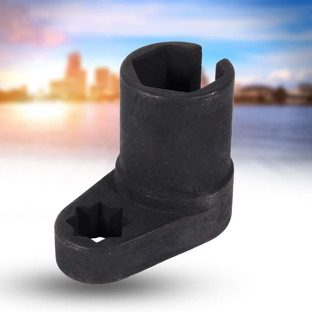 Fydun Chiave per sensore dell'ossigeno Chiave universale 22 mm 1/2 '' Rimozione offset svasatore Attrezzo per chiave a bussola