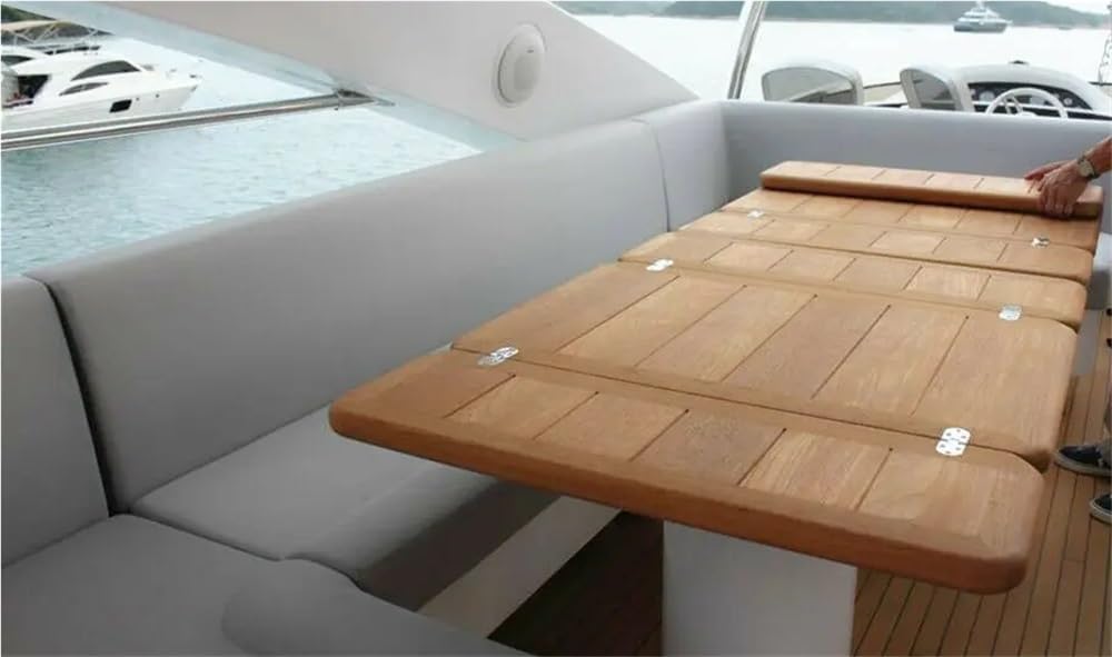 Stainless Steel 3" x 1.5" Butterfly Hinges for Boat, Door, Cabinet, Table - Set of 4