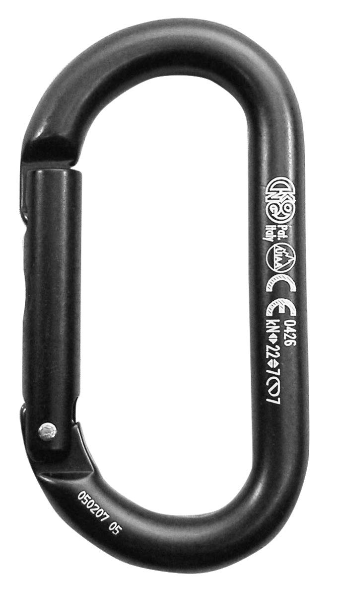 Desconocido Owalny Aluoskieton Aluminium Prosto-anodowane Karabinek, Unisex Dorosły