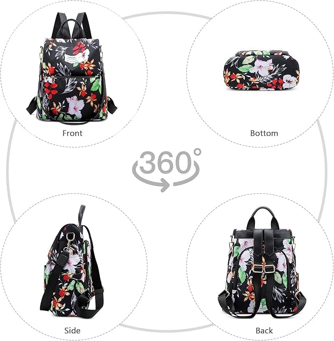 Image of BANQLYN Shoulder Bag for Women Stylish Ladies Messenger Bags Purse and Handbags Wallet Mini Backpack Purse Backpack Girls College Bags