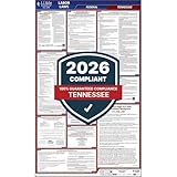 2026 Tennessee and Federal Labor Law Poster (English, TN State) - OSHA Compliant All-in-One Laminated Poster, J. J. Keller & Associates, Inc.