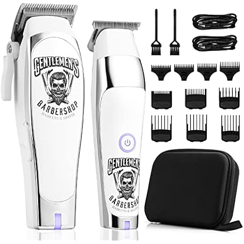 Professional Hair Clipper for Men and T-Blade Hair Trimmer Set，Electric Hair Cutting Kit Set Beard Trimmer Barber Clippers with Carry Bag for Home Barber Men Women Kids Cover