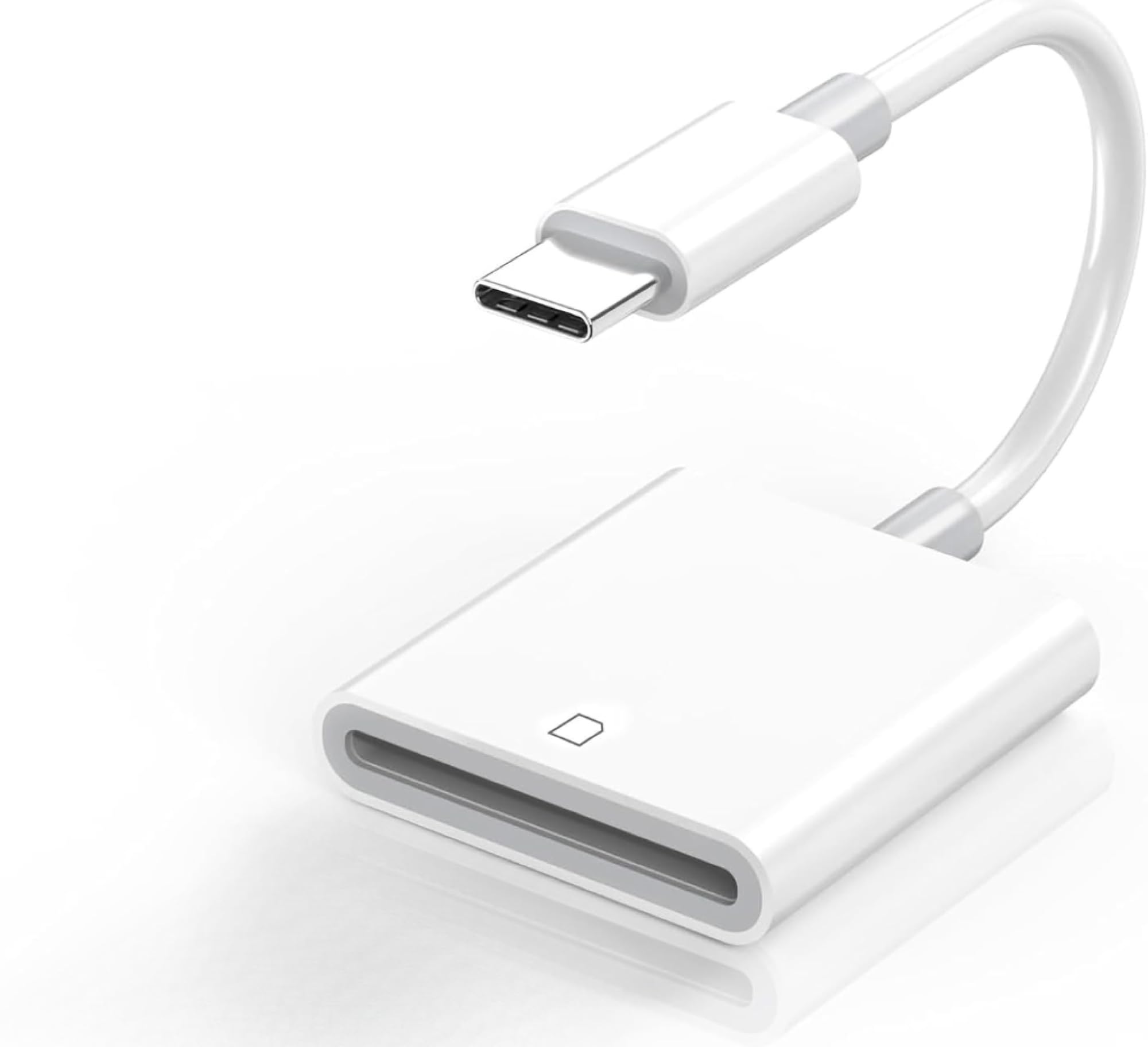 USB-C SD Card Reader, Plug-and-Play SD & MicroSD Memory Card Adapter Compatible with Laptop, Tablet, Smartphone & PC – Portable Travel Card Reader