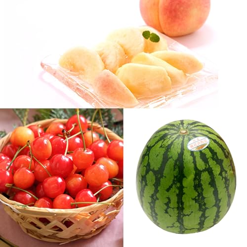 先行予約 全3回 フルーツ定期便 さくらんぼ 佐藤錦 尾花沢スイカ 桃 2026年6月~発送開始 ns-ftcsh3