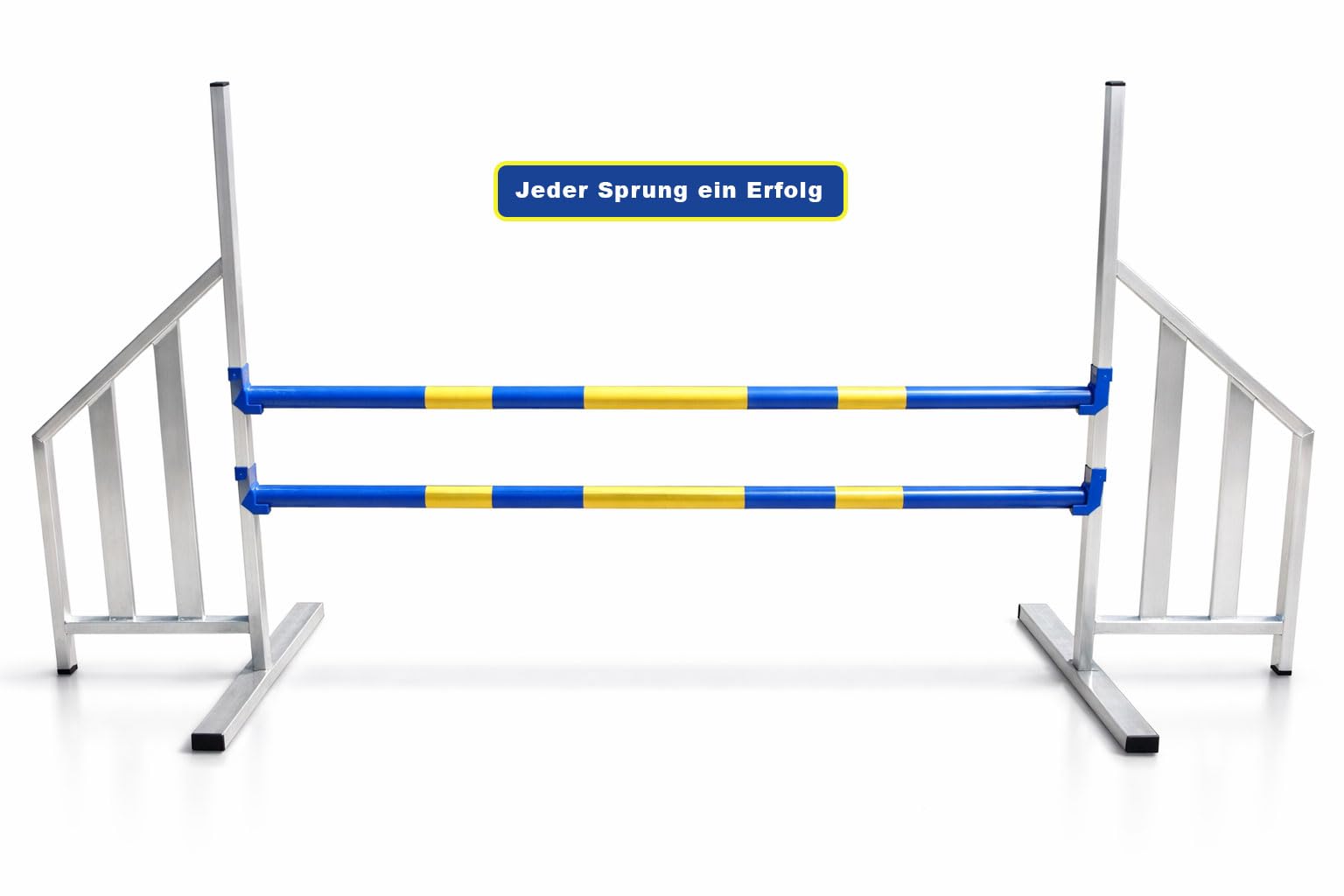 Agility ALU-Hürde für Hunde Profi-Training-Set FCI konform - Agilität Fitness für Ihren Hund - Hundesport