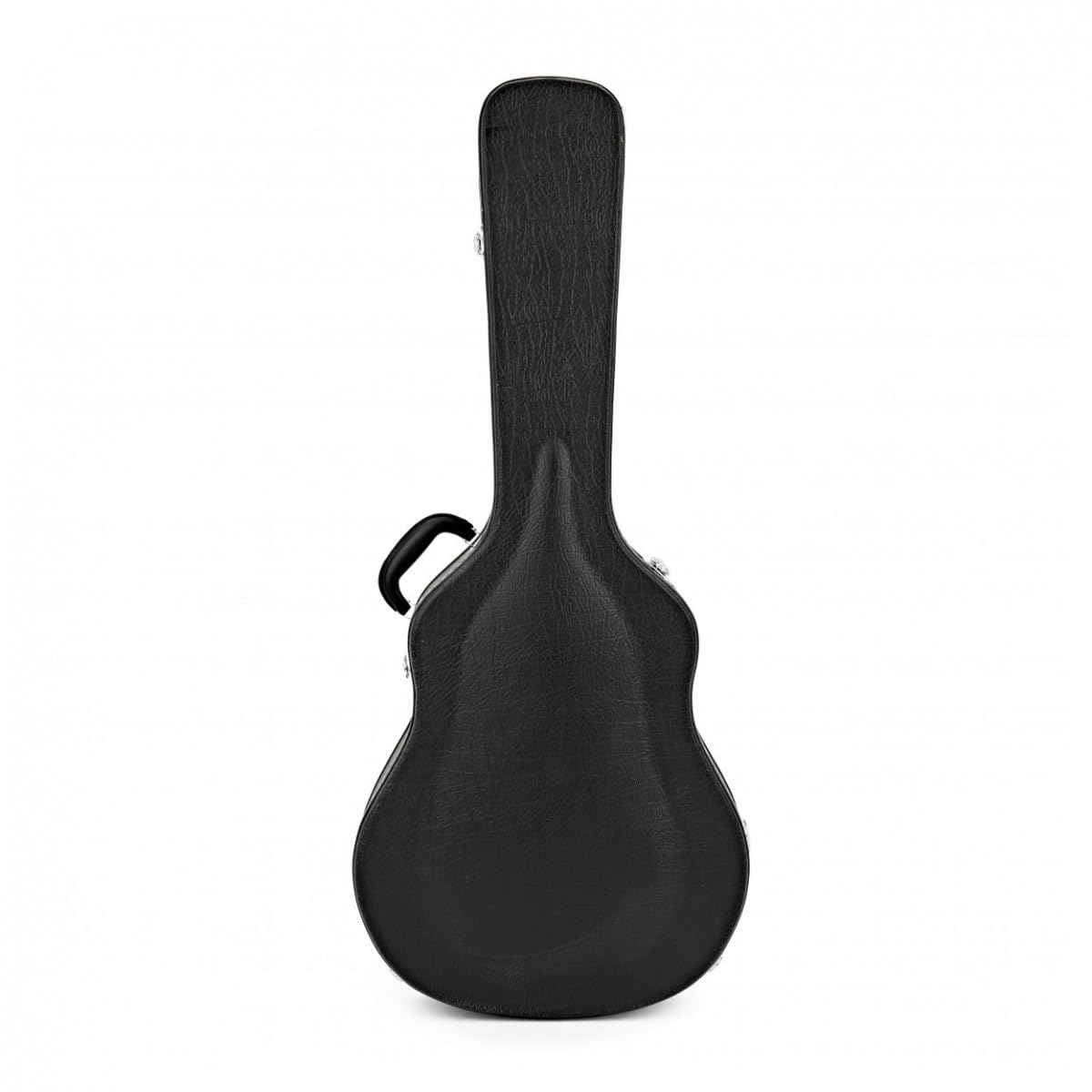gear4music Estuche rígido Robusto para Guitarra semiacústica, Negro | Protección de alto nivel para guitarras semi-acústicas y arch-top, cierres con llave estilo vintage, interior acolchado