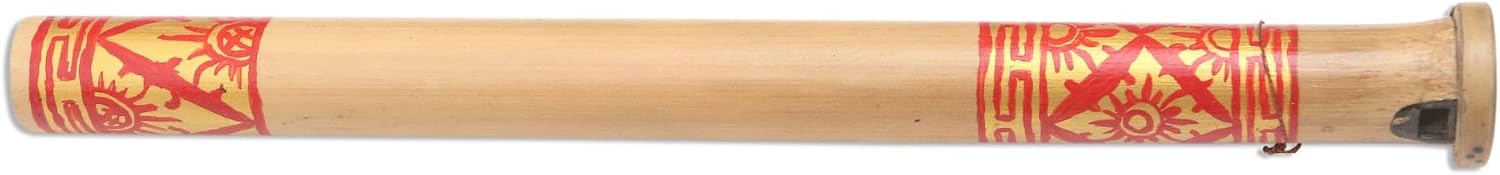 NOVICA Artisan Handmade Bamboo Flute Balinese Coconut Shell Musical Instrument Wind Indonesia 'Balinese Melody'