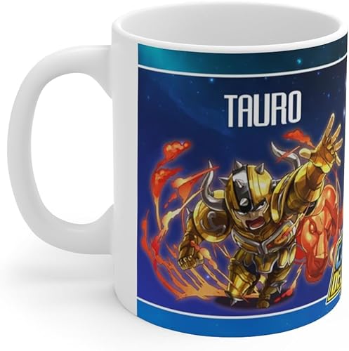 Miniatura 2 de Tauro, Los Caballeros del Zodiaco, Taza Ceramig 11 Oz