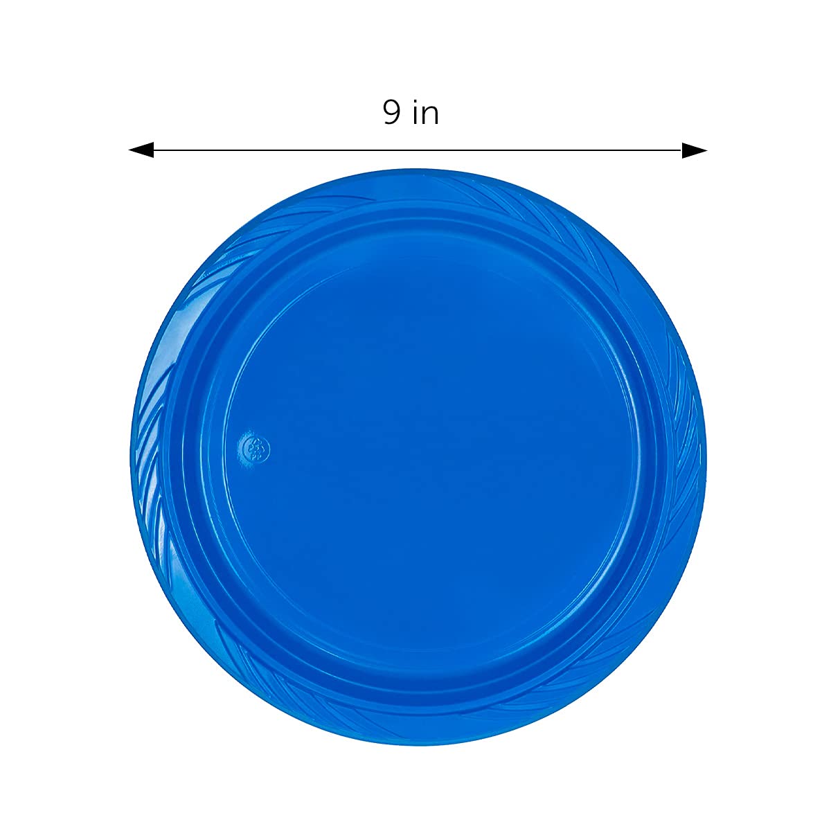 Amazon.co.jp: DecorRack レッドプラスチック皿100枚 9インチ 大型