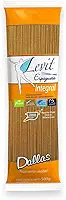 Macarrão Espaguete Integral Levit 500G, Massa Espaguete De Sêmola Integral Pasta Spaghetti Integrali, Laranja, Sem Colesterol, Vegano, Fonte de Proteínas E Fibra, Grãos Integrais Selecionados