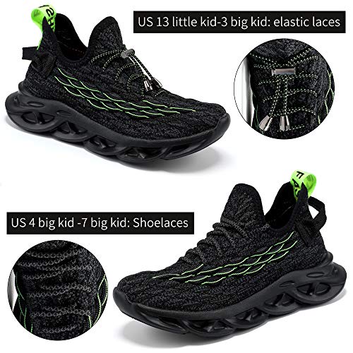 Image of JMFCHI Boys Girls Kids Sneakers Knitted Mesh Running Tennis Athletic Shoes | Breathable,Lightweight,Comfortable,Non-slip,Easy wear,Casual fashion,Indoor outdoor,Gym sport,Daily play,Little /Big Kid