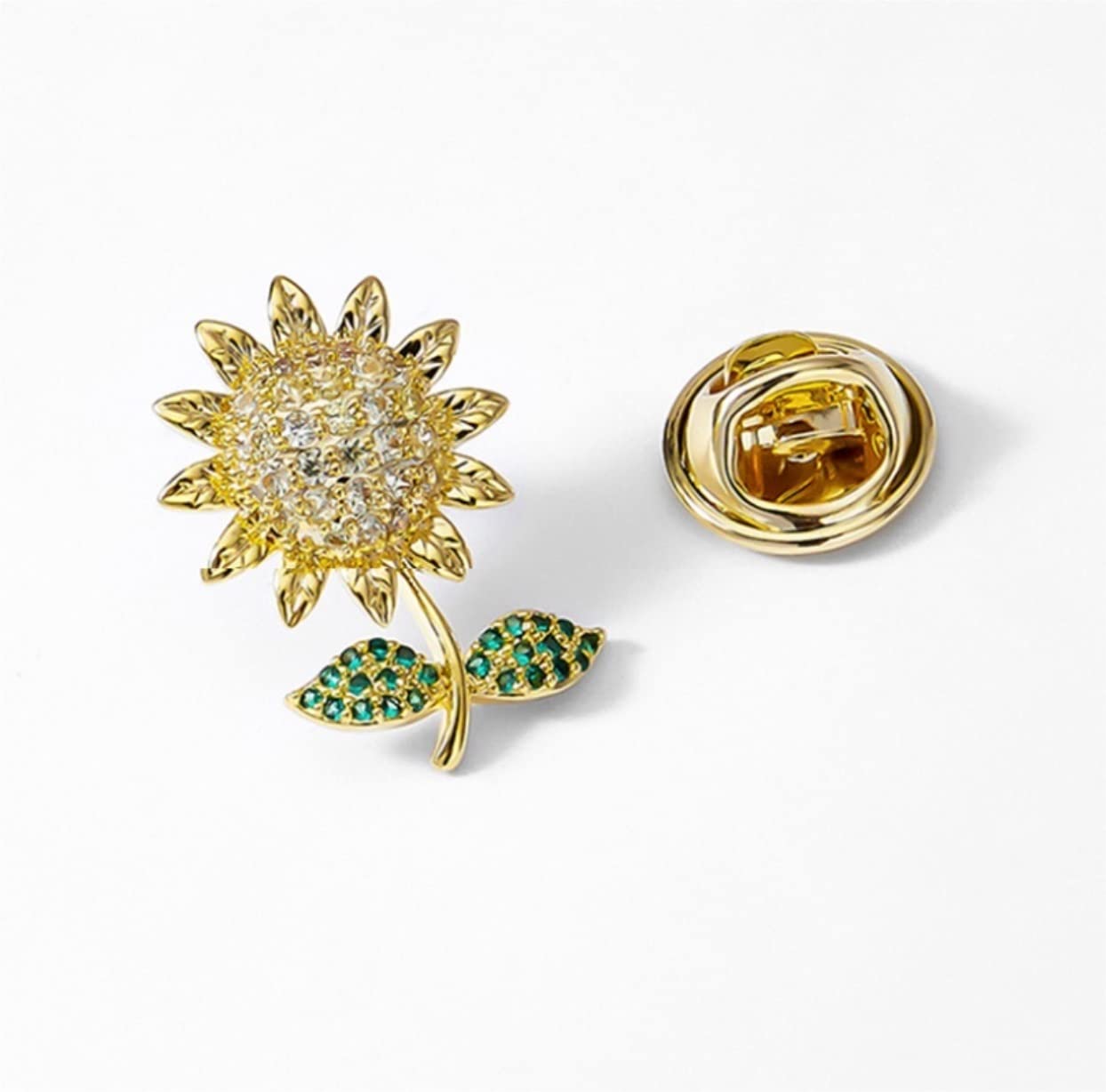 VALICLUD Broche Fleur Tournesol Épingle Pour Vêtements Décorative