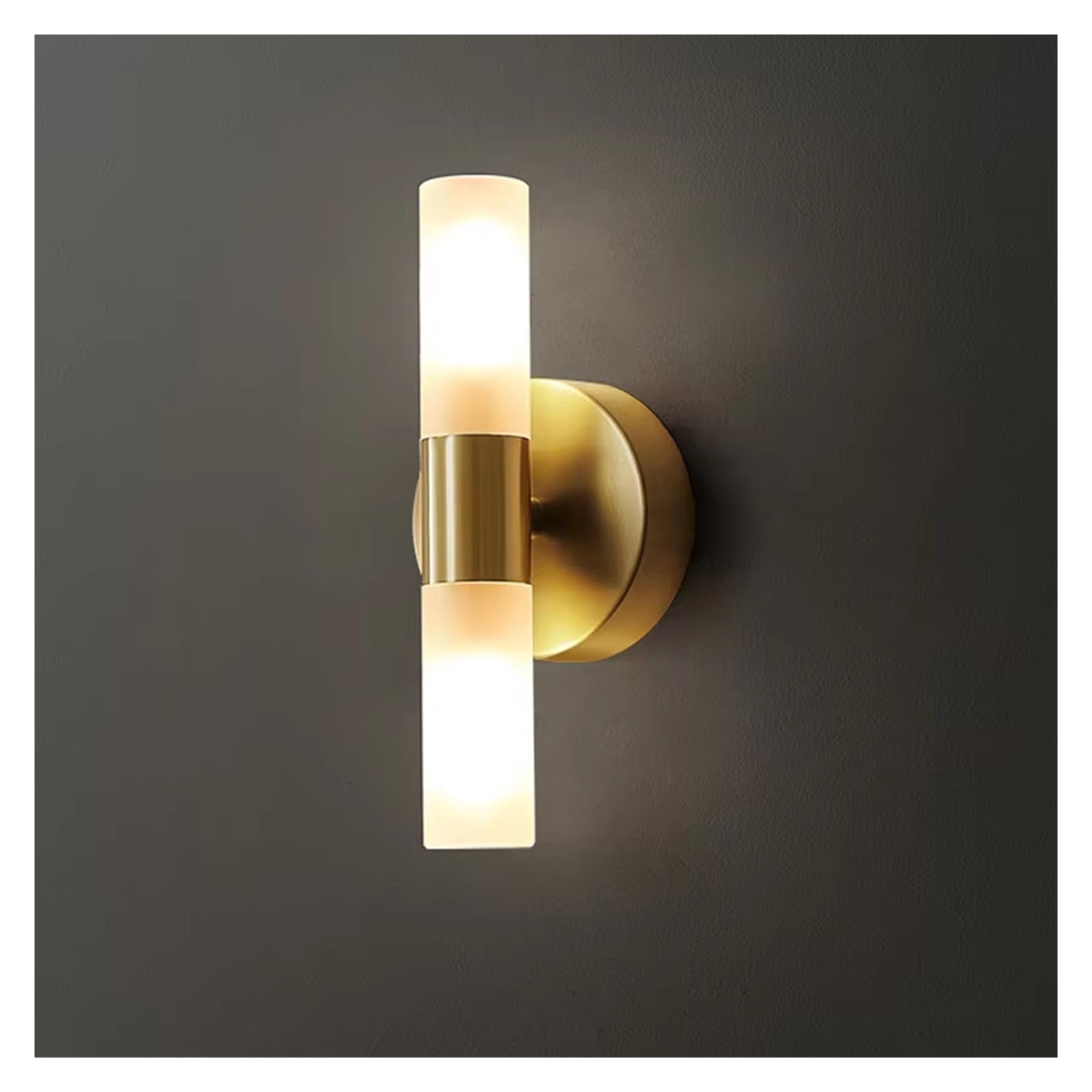 SXSCARKX d Copper Wall Lamp LED Acrylic Sconces Bedroom Bedside Bathroom Mirror Lights Living Room Decor Indoor Light